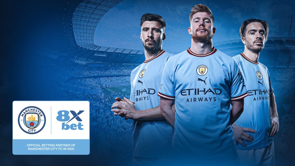 Manchester City F.C. hợp tác hơn 4 năm cùng 8Xbet